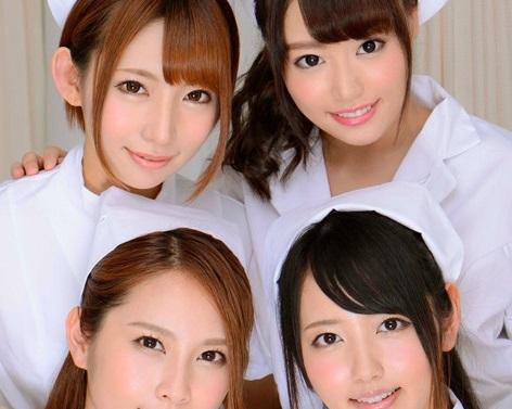 【浜崎真緒 乙葉ななせ 花咲いあん 美咲かんな】体調悪くて入院したらド痴女ナースしかいない夢の病院だった♪