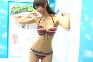 【マジックミラー号】清楚な水着美女をナンパ♡マッサージと称して媚薬を盛り気持ちよくなった女の子に最後は中出し！！