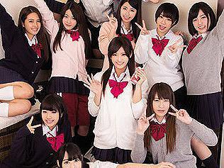 【JK×ハーレム】ロリ女子高生ギャルと淫乱ハーレム乱交中出しセックス勃発❤美少女だらけの秘密の花園で天国体験❤