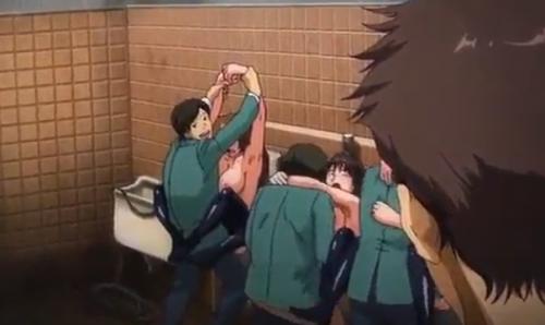 人間便器として設置された女の子が若い男たちに性処理玩具にｗｗｗ【ドロップアウト ～公衆便器・渡会静華～】