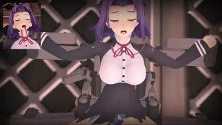 艦隊娘を拘束して、おまんこ奴隷に改造しちゃう♡容赦ないピストンにアヘ顔♡