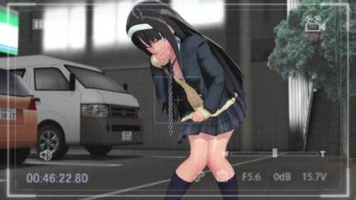 女子高生のおまんこにローターを仕込んで、外でスイッチオン♡　そのまま駐車場でベロチューしながらレイプ♡