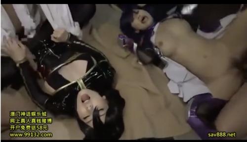 【コスプレ】「はぁはぁ気持ちいですぅおちんぽ大好きですぅ」公開処刑でセックスさせられるくノ一ｗｗｗ