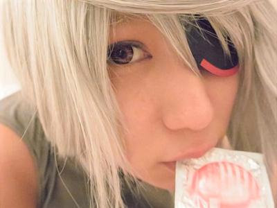 ＜アニコス＞銀髪美脚コスプレイヤーとハメ撮りSEX！！エビ反りアヘ顔だいしゅきホールド♡＜インフィニット・ストラトス＞
