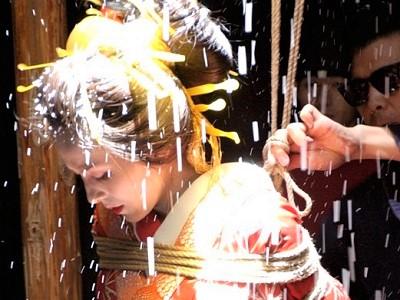＜芸能人＞ついに、ハードSM解禁‼ 巨匠・団鬼六の緊縛拘束ドラマで四十路美熟女の巨乳おっぱい丸出し凌辱レイプ♥＜杉本彩＞