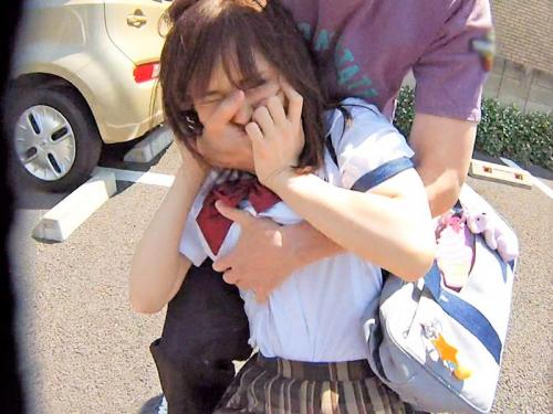 ＜JKレイプ＞学校帰りのミニスカJKを拉致してハード輪姦！！痙攣ポルチオが大量潮吹き×種付け無許可中出しレイプ♡＜凌辱＞