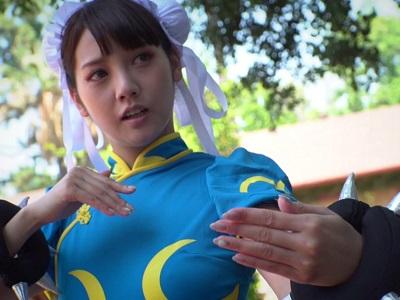 ＜ヒロイン凌辱＞黒人とのバトルに敗北しデカチンをねじり込まれる女戦士！巨根にポルチオを突かれまくる鬼突きレイプ♡＜春麗＞