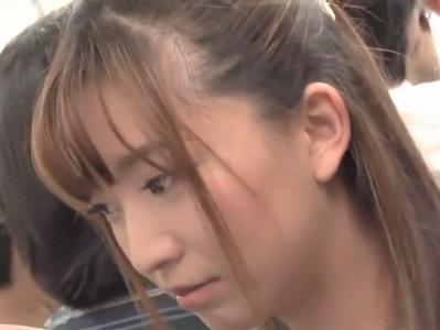 （えっ…痴漢！？！）満員電車痴漢でマキシワンピのお姉さんをイタズラ凌辱！！凄テク手マンで露出羞恥な痙攣大量潮吹きレイプ♥