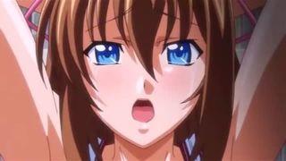 教育指導！可愛い子がつるつるおまんこにバックで突かれまくり悶絶♡中出しザーメンファック♡