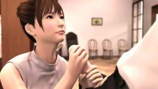 超絶美しいウェイトレスさんがおチンポにねっとりご奉仕♡エロ過ぎ♡