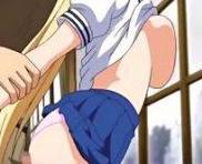 デカチチが窓で潰れちゃう！バックから腰パンパンでザーメン中出し！
