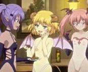 淫魔だらけのお店に人間が入っちゃった！？精液を最後の一滴まで搾り取られる！？終わらない大乱交