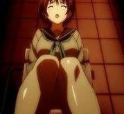JKがトイレ中に縛られちゃってそのままエッチ！？