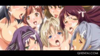 【ハーレム】こんなにたくさん美少女たちにぶっかけザーメンで悶絶！！羨ましすぎる！