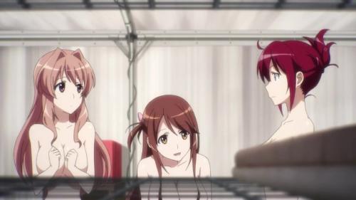 可愛い女の子達が温泉でナイスボディを見せつける♡