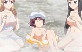 男一人でハーレム温泉状態！皆エッチが大好きすぎて全部搾り取られちゃう！