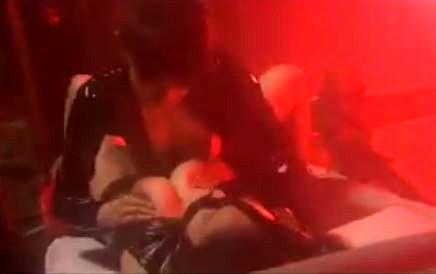 杉本彩の濃厚レズ濡れ場！ボンテージ姿で完全固定されレズビアン痴女にSM凌辱！乳首舐められピンコ勃ちで感じてるw