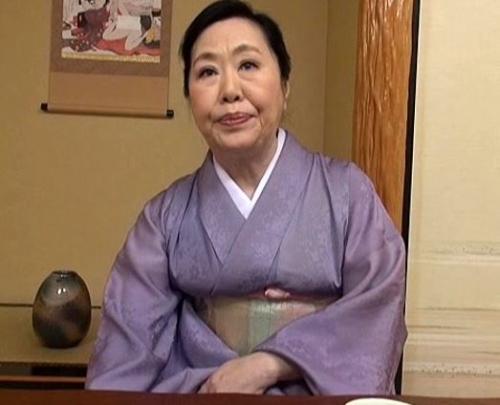【初撮り】古希を迎えた七十路熟女が着物をはだけてセックス！新しいパート探しでAV出演チンポ突き絶頂♪