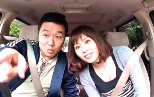 【ドラレコ、NTR】麻美ゆま。スレンダー巨乳でデカ尻の憧れの女性と不倫旅行！大人気女優さんの顔に大量顔射！