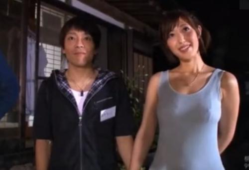 【ショートカット、美女】水野朝陽？スレンダー巨乳でデカ尻の美女と和室でイチャラブセックス！