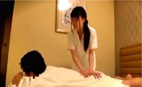 ビジホに巨乳人妻マッサージを呼んで不倫セックス！口説いて挿入したらアンアンいってるので隠し撮りした！