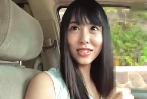 スレンダー巨乳の27歳の女性と車デートからのホテルで酒を飲みヤッちゃうぞぉっ！痩せてるのにオッパイでっか！
