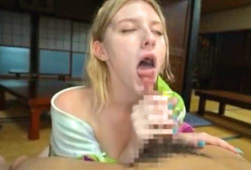 【外国人、金髪】スレンダー美巨乳で桃尻の美肌の美女！借金取りに身体を売る！ジュポフェラ音が最高なド淫乱セックス！