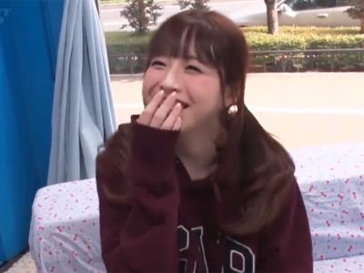 マジックミラー号でAV男優にいかせられちゃう素人