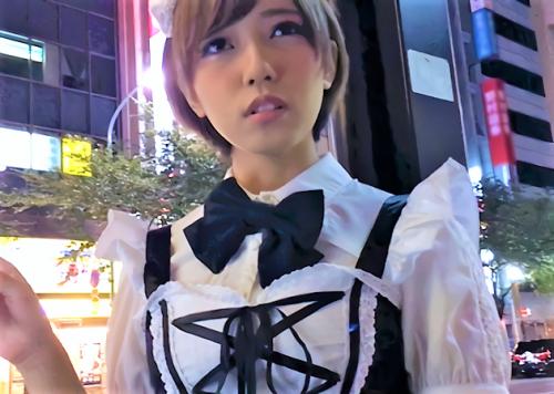【素人ナンパ】「ニホンダイスキ♥」北アフリカ系のコスプレフランス人を中野でナンパ→騎乗位がとデカ乳輪が超エロい！！！