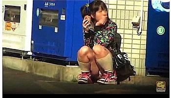ガチ素人のロリロリな女の子がパンツ盗撮されてネットに動画流出ｗｗ