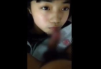 中○生！？童顔すぎてJSにも見える女子の彼氏に撮られたフェラ動画が流出ｗ