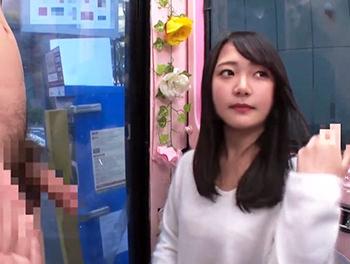 『マジックミラー』黒髪ロングの清楚系美少女がクンニや乳首責めされてエッチな声が漏れどんどん気持ち良～くなっちゃう♥/