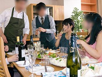 超可愛い人妻が会社の飲み会で酔っ払い寝てしまう…パンチラやおっぱい撮影されたりフェラさせられる動画を旦那が見てしまった！