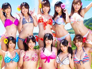 『ハーレム！貧乳ちっぱい美少女やスレンダー美巨乳や美爆乳淫乱お姉さん！』大人数の女がチンポ責めまくる乱交！潮吹きも/♥