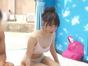 『激カワ！可愛いお団子ヘアーの美巨乳おっぱい女子大生！』騎乗位と立ちバックでピストンで感じまくり//♥《素人ナンパ企画》