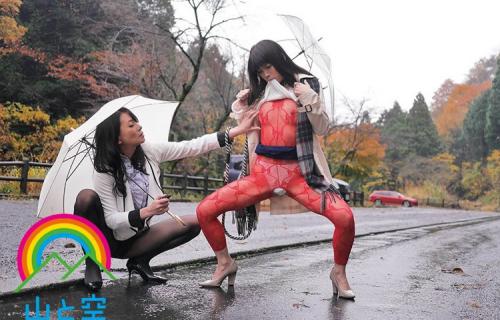 遂に来た！！白昼露出に始まり、公開オナニードライブ。リモコンバイブを装着してガチ野外犬歩き羞恥散歩プレイ！！