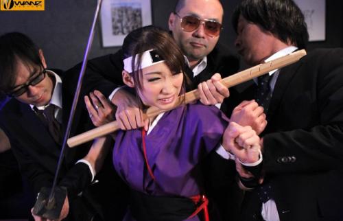 スレンダーくノ一が麻薬組織のアジトに潜入するも、逆に捕まり拷問中出しレイプされる! !