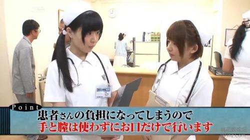 麻里梨夏・痴女ナースのフェラ
