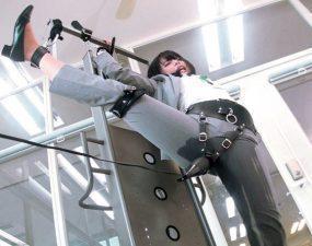 ■SOD女子社員■激カワ美少女の敏感マ○コをオフィスで拘束電マ責め！！