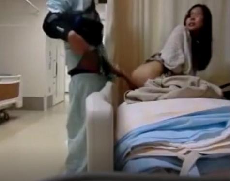 ■個人撮影■変態素人カップルが病室でパコる!!
