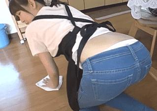 出張家事代行サービスおばさんのムッチリピタパンが堪らん！！我慢できず押し倒してハメ倒したった！