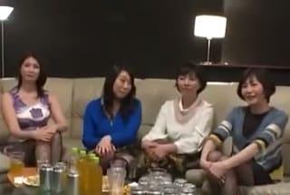 人気熟女AV女優たちと夢の大乱交合コン…！四十路熟女が本気で乱れる… ♪ 竹内梨恵 円城ひとみ 吉岡奈々子 島津かおる