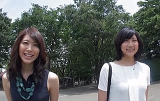 艶のある長身美女のママ友同士がお互いの痴態を晒しながら3Pへ！美女がお互いの裸や絡みを眺め合う…