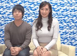 街行く親子がエロ企画に挑戦！五十路美熟の巨乳奥様がベテランのテクで息子を連続射精させる！！
