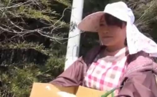 【熟女ナンパ】地方のド田舎で農家で働く色白で意外に美巨乳なおっとりとした五十路の高齢人妻を連れ込み、生ハメ中出し！