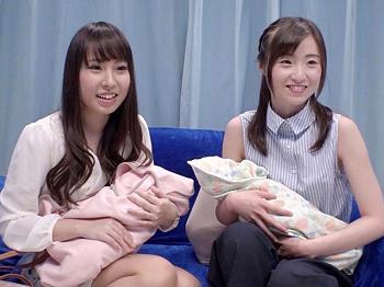 スタイルの良い奥様に！！マジックミラー号でハメハメ！子連れ人妻