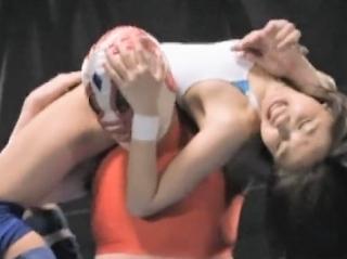 【ガチンコプロレス】エロざんまE------！！寝技DEも投げ技DEも股間を刺激！！