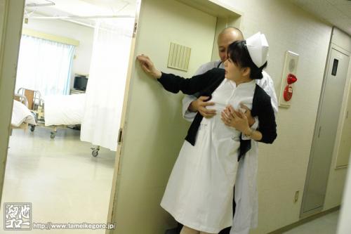 看護師熟女の蜜壺に中出し★病院内での肉体関係★高齢熟女