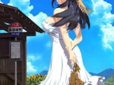 《3DCG》雨宿りのバス停でおっぱい大きいお姉さんと遭遇＾＾ラッキースケベなおねショタ展開！？《ワンピース》