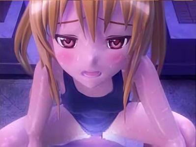 ＜ごーるど＞夜のプールで金色の闇さんを駅弁FUCK＾＾スク水ずらしハメでガン突きしまくる濃厚セックス!!